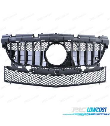 GRELHA FRONTAL MERCEDES SLK R172 11-15 PRETO BRILHANTE LOOK GT-R