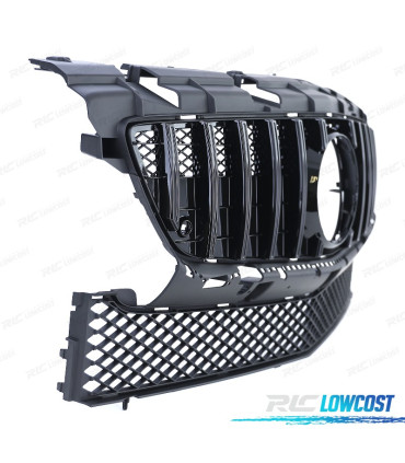 GRELHA FRONTAL MERCEDES SLK R172 11-15 PRETO BRILHANTE LOOK GT-R