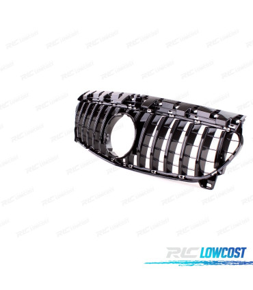 GRELHA FRONTAL MERCEDES CLA C117 16-19 PRETO BRILHANTE LOOK AMG