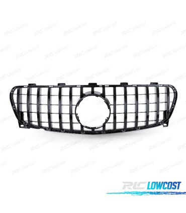 GRELHA FRONTAL MERCEDES GLA X156 17-20 LOOK AMG PRETO BRILHANTE