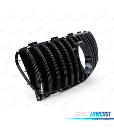 GRELHA FRONTAL MERCEDES GLA X156 17-20 LOOK AMG PRETO BRILHANTE
