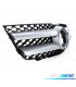 GRELHA FRONTAL MERCEDES GLK X204 08-12 LOOK AMG PRETO PRATA