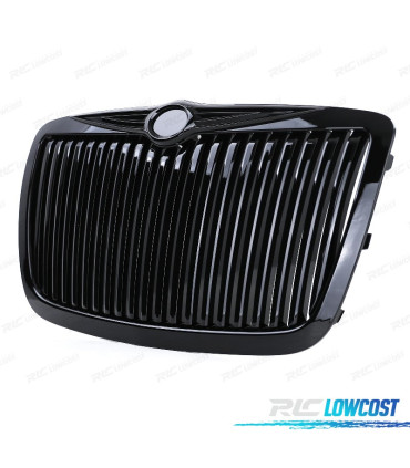 GRELHA FRONTAL CHRYSLER 300C 04-11 PRETO BRILHANTE