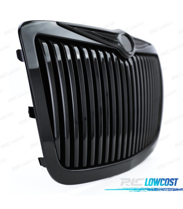 GRELHA FRONTAL CHRYSLER 300C 04-11 PRETO BRILHANTE