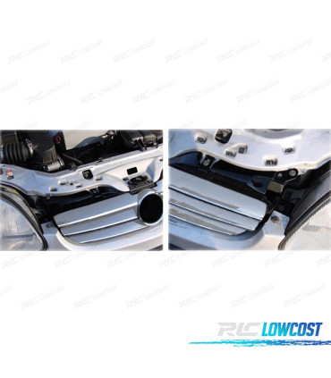 GRELHA FRONTAL MERCEDES SLK R170 96-04 LOOK AMG CROMADO