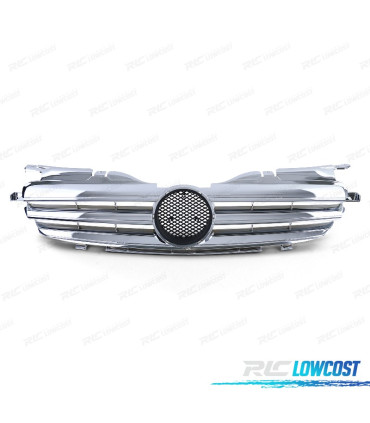 GRELHA FRONTAL MERCEDES SLK R170 96-04 LOOK AMG CROMADO