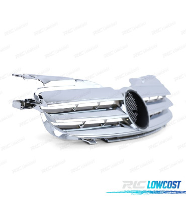 GRELHA FRONTAL MERCEDES SLK R170 96-04 LOOK AMG CROMADO