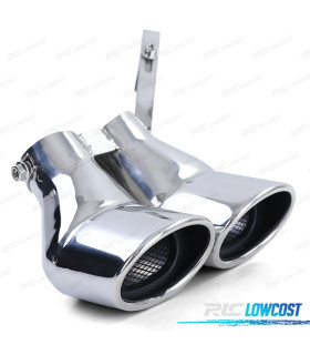 PONTEIRAS DE ESCAPE MERCEDES C W203 00-07 CROMADO