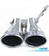 PONTEIRAS DE ESCAPE MERCEDES C W203 00-07 CROMADO