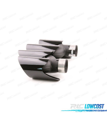 PONTEIRAS DE ESCAPE PORSCHE MACAN 95B 14-17 LOOK GTS PRETO