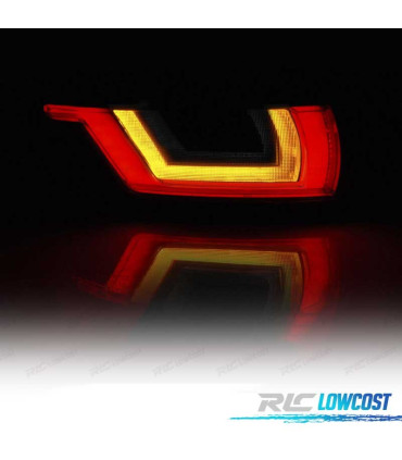 FAROLINS RANGE ROVER EVOQUE 11-18 COM INDICADORES LEDS DINÂMICOS FUMADOS