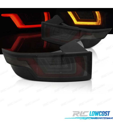 FAROLINS RANGE ROVER EVOQUE 11-18 COM INDICADORES LEDS DINÂMICOS FUMADOS