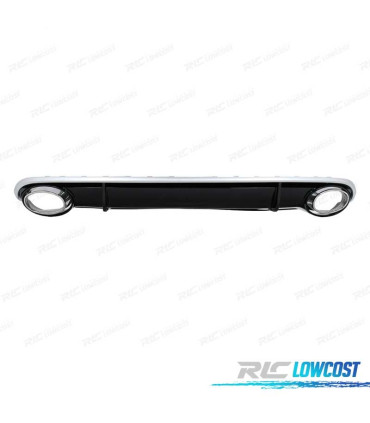 DIFUSOR TRASEIRO AUDI A4 B8 07-11 LOOK RS4