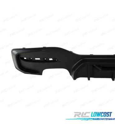 DIFUSOR TRASEIRO BMW F20 LCI 15-19 LOOK COMPETITION PRETO MATE
