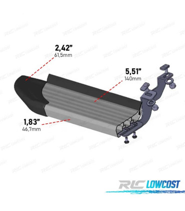 ESTRIBOS LATERAIS HONDA CRV 17-