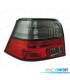 CONJUNTO DE FAROLINS VOLKSWAGEN VW GOLF 4 HATCHBACK 97-03 VERMELHO FUMADO LEX