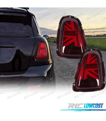 FAROLINS LED MINI COOPER R56 R57 07-14 VERMELHO