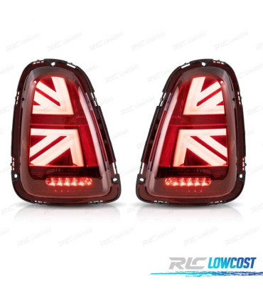 FAROLINS LED MINI COOPER R56 R57 07-14 VERMELHO
