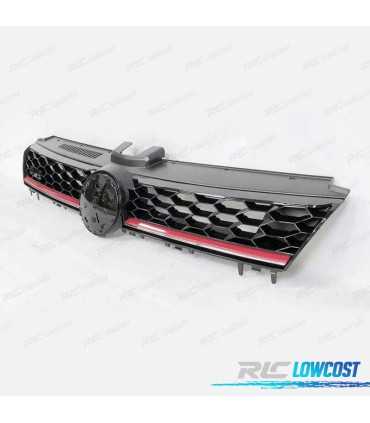 GRELHA FRONTAL VOLKSWAGEN VW GOLF 7 LIMOUSINE 12-17 VERMELHO