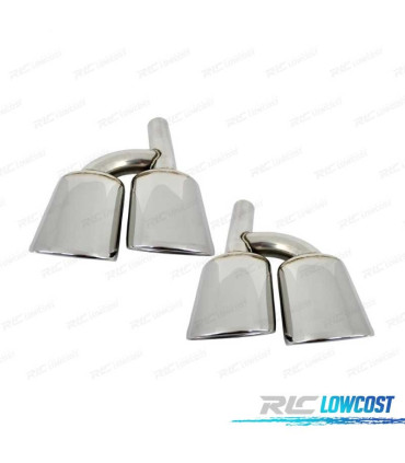 PONTEIRAS DE ESCAPE ESPECIFICA MERCEDES CLASE C W204 07-15 LOOK AMG C63 50X125