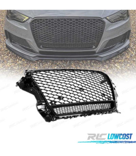 GRELHA AUDI A3 8V 12-16 LOOK RS3 PRETO BRILHANTE