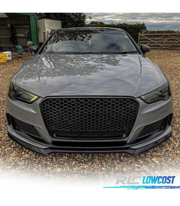 GRELHA AUDI A3 8V 12-16 LOOK RS3 PRETO BRILHANTE