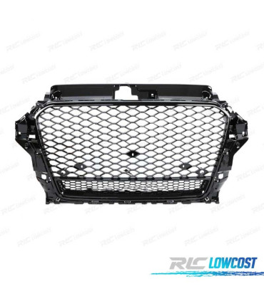 GRELHA AUDI A3 8V 12-16 LOOK RS3 PRETO BRILHANTE