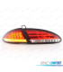 FAROLINS TRASEIROS LED SEAT LEON 1P 04-09 VERMELHO CROMADO