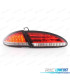 FAROLINS TRASEIROS LED SEAT LEON 1P 04-09 VERMELHO CROMADO