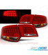 PILOTOS AUDI A3 8PA SPORTBACK 04-08 LED VERMELHO CROMADO