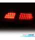 PILOTOS AUDI A3 8PA SPORTBACK 04-08 LED VERMELHO CROMADO