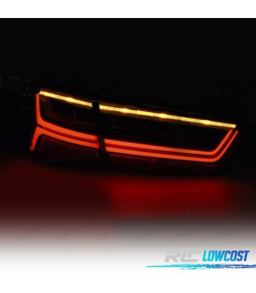 FAROLINS TRASEIROS LED AUDI A6 C7 11-14 VERMELHO