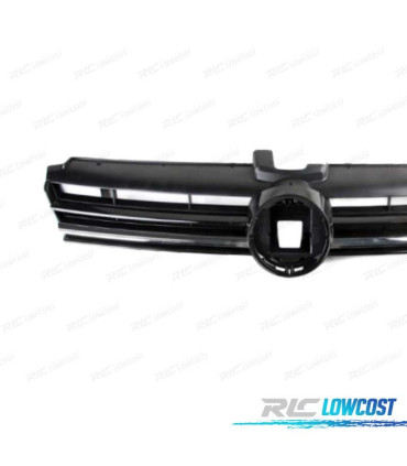 GRELHA FRONTAL VOLKSWAGEN VW GOLF 7.5 17-20 ACC LOOK R PRETO CROMADO