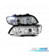 FARÓIS RENTE ANGEL EYES BMW X5 E53 FUNDO CROMADO
