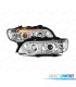 FARÓIS RENTE ANGEL EYES BMW X5 E53 FUNDO CROMADO