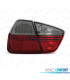 FAROLINS TRASEIROS BMW E90 05-08 LED VERMELHO FUMADO