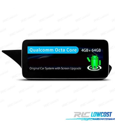 RADIO GPS ANDROID 10 PARA MERCEDES CLASSE E W212 S212 09 - 13 NTG 4.0