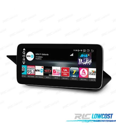 RADIO GPS ANDROID 10 PARA MERCEDES CLASSE E W212 S212 09 - 13 NTG 4.0