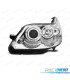 FARÓIS FRONTAIS CITROEN C4 04-09 ANGEL EYES FUNDO CROMADO