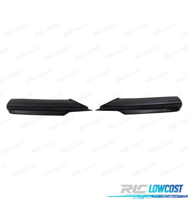SPLITTERS PARA-CHOQUES FRONTAL BMW E90 E91 05-08 LOOK M PRETO BRILHANTE