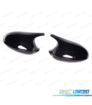 CAPAS DE ESPELHOS RETROVISORES BMW E92 E93 06-10 LOOK M3 PRETO BRILHANTE