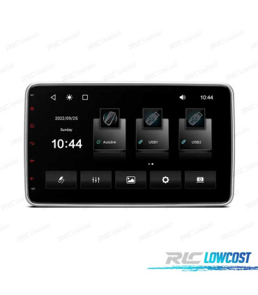 AUTO RADIO 2DIN ANDROID 10" HD TÁCTIL BLUETOOTH USB SD