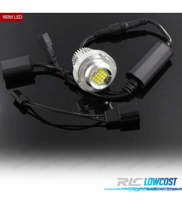 KIT ANGEL EYES EM LED 40W PARA BMW E60 LCI