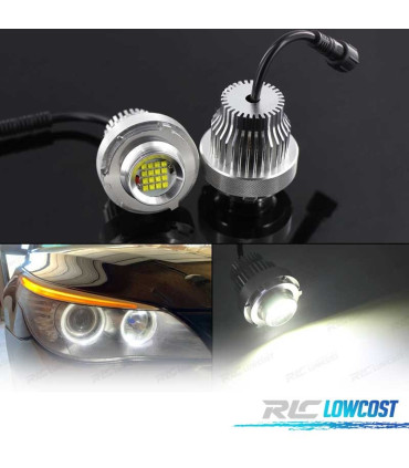 KIT ANGEL EYES EM LED 40W PARA BMW E60 LCI