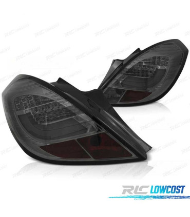 FAROLINS TRASEIROS LED OPEL CORSA D 06-11 VERMELHO ESCURECIDO