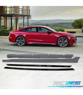 EMBALADEIRAS LATERAIS AUDI A7 18- LOOK RS7 ABS