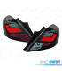 FAROLINS TRASEIROS LED OPEL CORSA D 06-11 PRETO ESCURECIDO