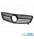 GRELHA FRONTAL MERCEDES CLASE A W176 16-18 PRETO CROMADO LOOK DIAMOND