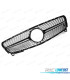 GRELHA FRONTAL MERCEDES CLASE A W176 16-18 PRETO CROMADO LOOK DIAMOND