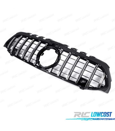 GRELHA FRONTAL MERCEDES CLASE A W177 V177 LOOK AMG GT PRETO CROMO